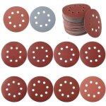 Disque de ponage100 pcspapier de verre pour grain de ponceuse circulair 80 / 180 / 240 / 320 / 400 / ...