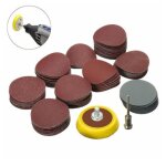 Disques de pon�age - 1 pouce - 100 pi�ces - grain 80 - 5000 - tampon inclus