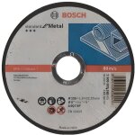 Disque � tron�onner bosch � moyeu plat standard pour le m�tal 125x1. 6 mm - 2608603165