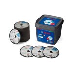 Disques � tron�onner - bosch - standard metal - 100 disques - 125 mm - oxyde daluminium