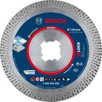 Disque  trononner diamant - bosch - expert hardceramic - 125x2223x14mm - coupe prcise - vibration ...
