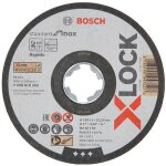 Disque � tron�onner - bosch - 2608619262 - 125x1mm - inox - x - lock