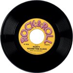 Disque vinyle g�ant 48 cm - noir