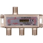 Distributeur dantenne tv - marque - 1 entre 3 sorties - noir - coaxial