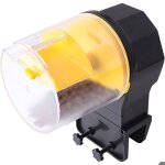 Distributeur auto nourriture poisson jaune minuteur �tanche humidit� + mangeoire aquarium