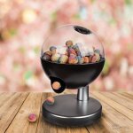 Distributeur automatique de bonbons - cadeau maestro - noir et argent - capteur de mouvement - design ...