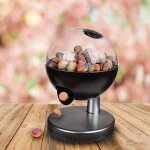 Distributeur automatique de bonbonsnoir et argent litt5300