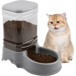 Distributeur automatique de croquettes pour chat - pzcc - 35 l - gamelle amovible - facile � nettoyer ...