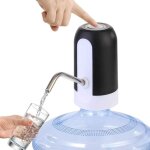 Distributeur automatique deau - zgeer - pompe rechargeable usb - 2 - 5 gallons - portable - noir