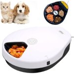 Distributeur automatique f10 pour animaux 5 repas programm�s fra�cheur 24 h pour chats et chiens