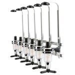Distributeur de bouteille boisson porte bouteille support et doseur mural 6 voies bar butler 1. 5oz