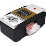 Distributeur de cartes mlangeur automatique en bois lectrique cartes de jeu de poker de casino mlangeur ...