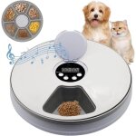 Distributeur croquettes chat automatique gamelle chat avec timer 6 repas rappel distribueur de nourriture ...
