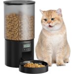 Distributeur croquettes chat automatique: distributeur croquettes chat avec minuterie programmable - ...