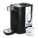 Bouteille et carafe filtrante brita cube noir avec 1 filtre a eau maxtra pro expert anti - tartre