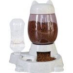 Distributeur eau et croquettes automatique pour chien et chat mangeoires pour animaux (bouteille deau ... Distributeur eau et croquettes automatique pour chien et chat mangeoires pour animaux (bouteille deau ...