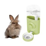 Distributeur eau lapin distributeur eau pour petits animaux de compagnie 600ml suspendue abreuvoir automatique ...