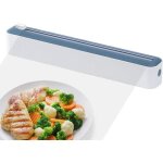 Distributeur film alimentaire magntique - bote de dcoupe pratique - coupe - diapositive