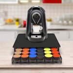Distributeur de capsules de caf dolce gusto - noir - 36 dosettes - 15 * 15 * 37. 5cm