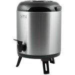 Distributeur isotherme bama java 8 l - gris - mixte - robinet et pieds rabattables