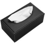 Distributeur de mouchoir - noir - 150 pages  3 couches - 200 pages  2 couches