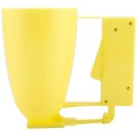 Distributeur de p�te - outil de cuisine - abs - jaune - 158 x 145 x 9 cm - 162 g
