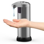 Distributeur de savon automatique avec acier inoxydable capteur de mouvement infrarouge base impermable ...