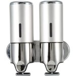 Distributeur de savon - che - argent - 500 ml par tasse - mural - pratique