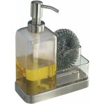 Distributeur de savon et porte - ponge - transparent