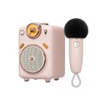 Karaoke set - divoom - fairy - ok - microphone mini - 7 modes vocaux - portable rose