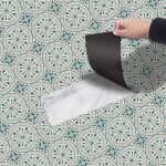 Diy carrelage autocollant de pvc autocollant couleur de modèle de carreaux de sol de style de motif imperméabl ... Diy carrelage autocollant de pvc autocollant couleur de modèle de carreaux de sol de style de motif imperméabl ...