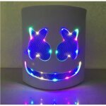 Dj masque led light up masque led halloween avec 3 modes flash masque dj avec led pour carnaval enfants ...