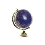 Globe terrestre - dkd home decor - bleu - dor - mtal - 27 x 25 x 36 cm