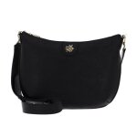 Dkny sac  paule bandoulire noir en cuir pour femme - carol saddle crossbody bag blk / gold 136745