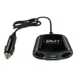Dlh chargeur multiprise pour voiture avec 2 prises allume - cigare et 2 ports usb 12 / 24v 2a dywu945 ...