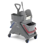 Dme - chariot de ménage 2 seaux - onefred - 30l Dme - chariot de ménage 2 seaux - onefred - 30l