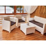 Dmora ensemble de salon dextérieur venere salon de jardin avec coussins salon dintérieur effet rotin ... Dmora ensemble de salon dextérieur venere salon de jardin avec coussins salon dintérieur effet rotin ...