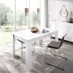 Dmora - table extensible dariaud console extensible multiposition table à manger avec rallonge 140 - ... Dmora - table extensible dariaud console extensible multiposition table à manger avec rallonge 140 - ...