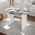 Dmora - table à rallonge garland table extensible avec ouverture de livre table console pliante 120x35h77 ... Dmora - table à rallonge garland table extensible avec ouverture de livre table console pliante 120x35h77 ...