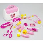 Docteur la peluche la malette de doc 15 pcs / set rose Docteur la peluche la malette de doc 15 pcs / set rose