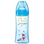 Dodie biberon initiation + 330ml bleu pompier + 6 mois ttine ronde 3 vitesses dbit 3 (lot de 2)