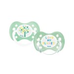 Dodie sucette anatomique + 0m love my planet lot de 2