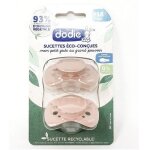 Dodie sucette anatomique eco - con�ue + 18m rose lot de 2