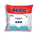 Oreiller - dodo - carré 60x60cm - fraîcheur - Évacuation de lhumidité - confort médium Oreiller - dodo - carré 60x60cm - fraîcheur - Évacuation de lhumidité - confort médium