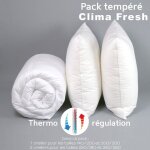 Dodo - pack clima fresh thermor�gulation couette temperee + oreiller - 220 x 240 cm