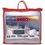 Dodo pack country 240x260cm - 1 couette chaude 240x260cm et 2 oreillers 60x60cm blanc