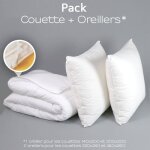 Dodo - pack couette 4 saisons + oreiller medium protection active - 140 x 200 cm Dodo - pack couette 4 saisons + oreiller medium protection active - 140 x 200 cm