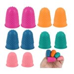 Doigtiers en caoutchouc 10 pcs bout de doigt silicone protège doigt et coussins de doigts comptage couleurs ... Doigtiers en caoutchouc 10 pcs bout de doigt silicone protège doigt et coussins de doigts comptage couleurs ...