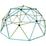 Dme  grimper pour enfants - france trampoline - jeux descalade - bleu / vert - extrieur