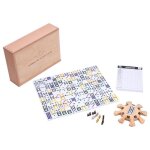 Domino mexicain train d12 deluxe - coffret en bois de htre - accessoires inclus